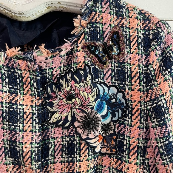 🩷 MARCCAIN Checked Jacket N4 (40 / M-L) - Picture 7 of 12
